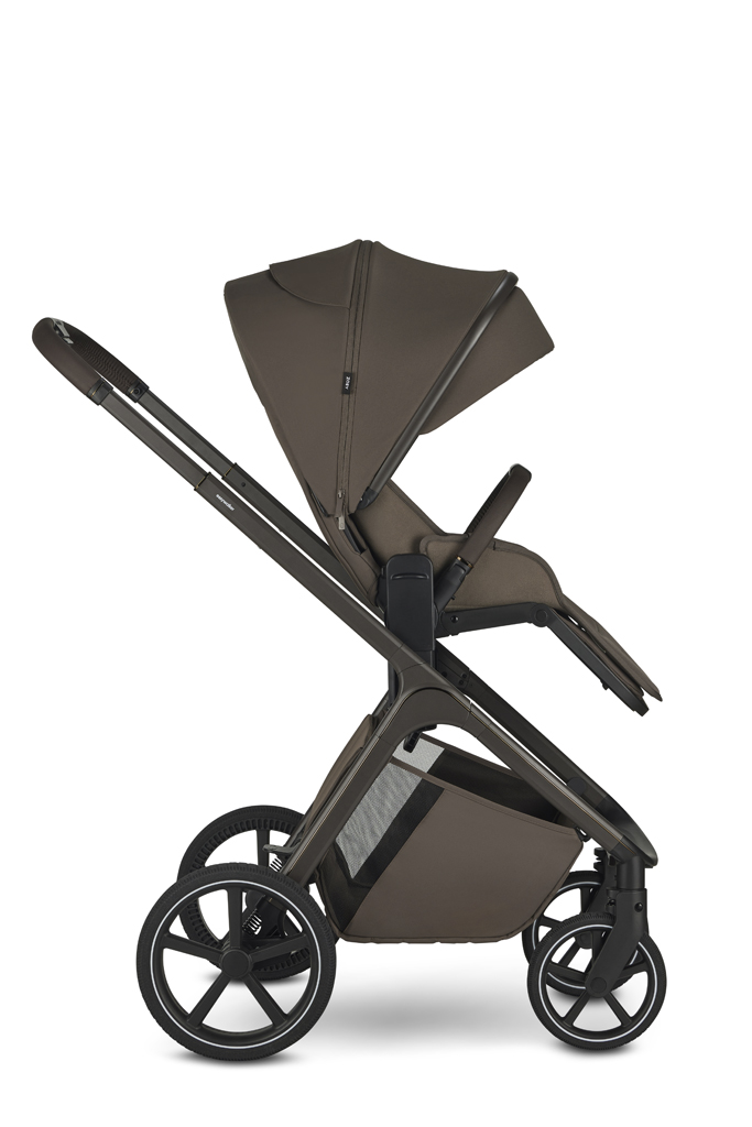 EASYWALKER Kočárek kombinovaný Zoey Chestnut Brown + CYBEX Aton B2 i-Size + základna