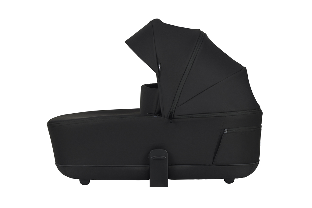 EASYWALKER Kočárek kombinovaný Zoey Pure Black + CYBEX Aton B2 i-Size + základna