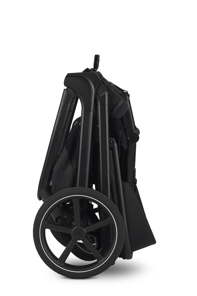 EASYWALKER Kočárek kombinovaný Zoey Pure Black + CYBEX Aton B2 i-Size + základna