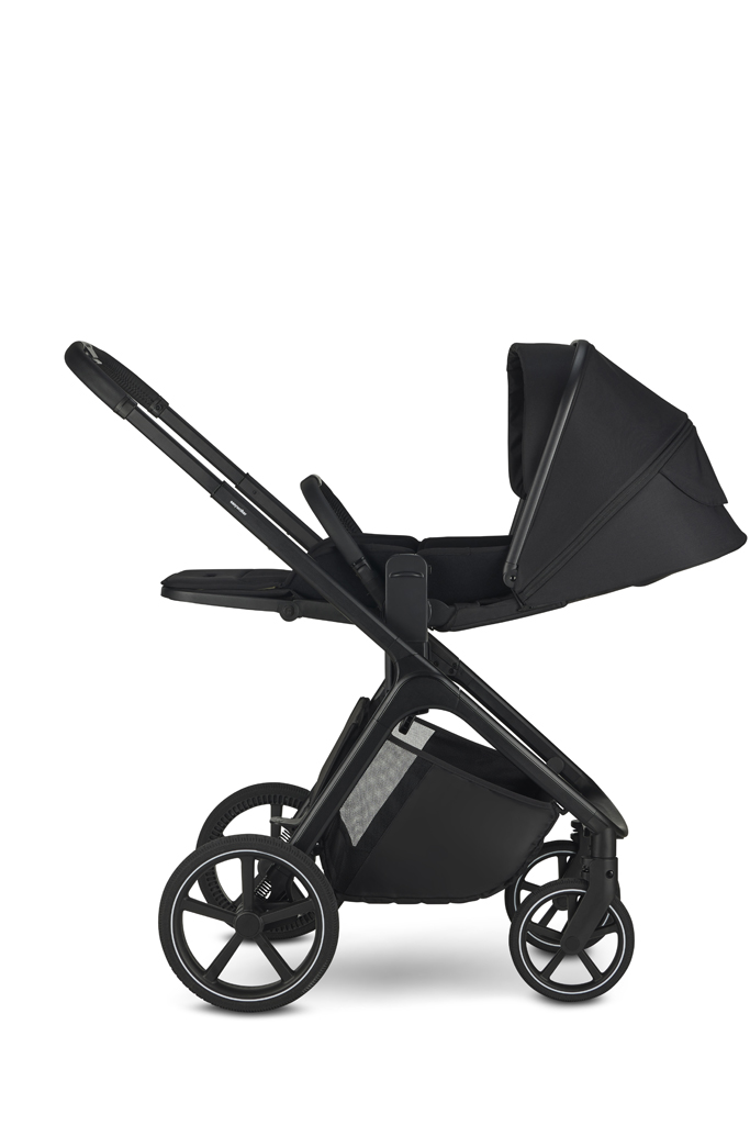 EASYWALKER Kočárek kombinovaný Zoey Pure Black + CYBEX Aton B2 i-Size + základna