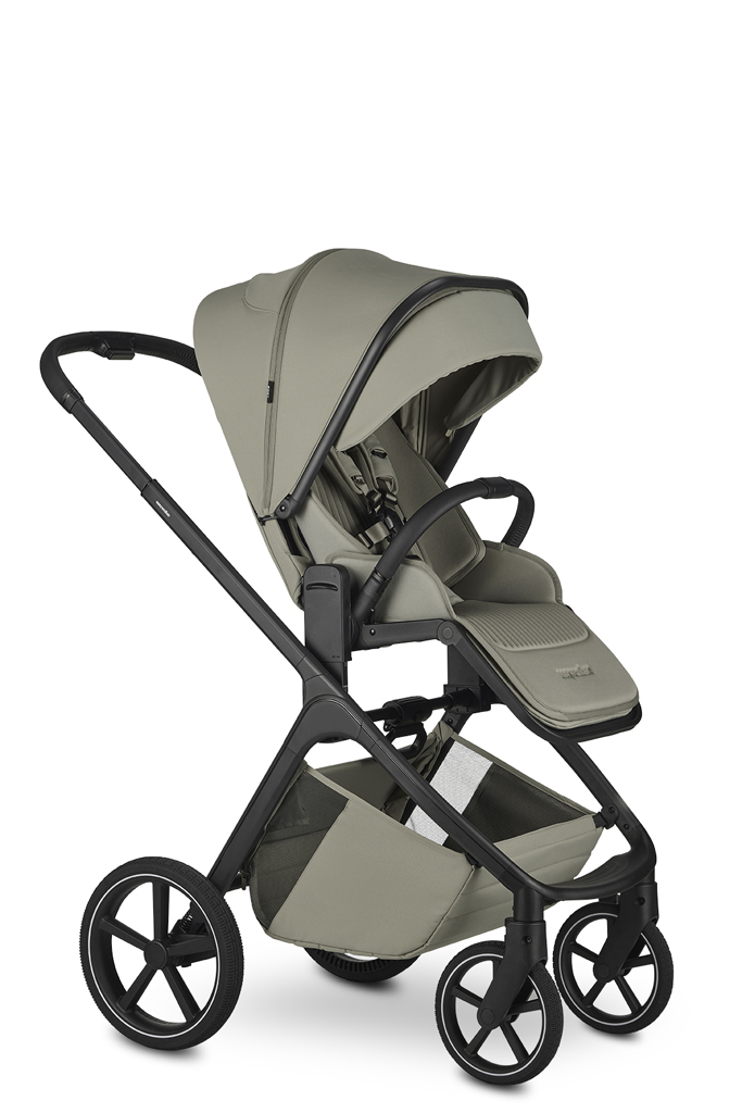 EASYWALKER Kočárek kombinovaný Zoey Sage Green + CYBEX Aton B2 i-Size + základna