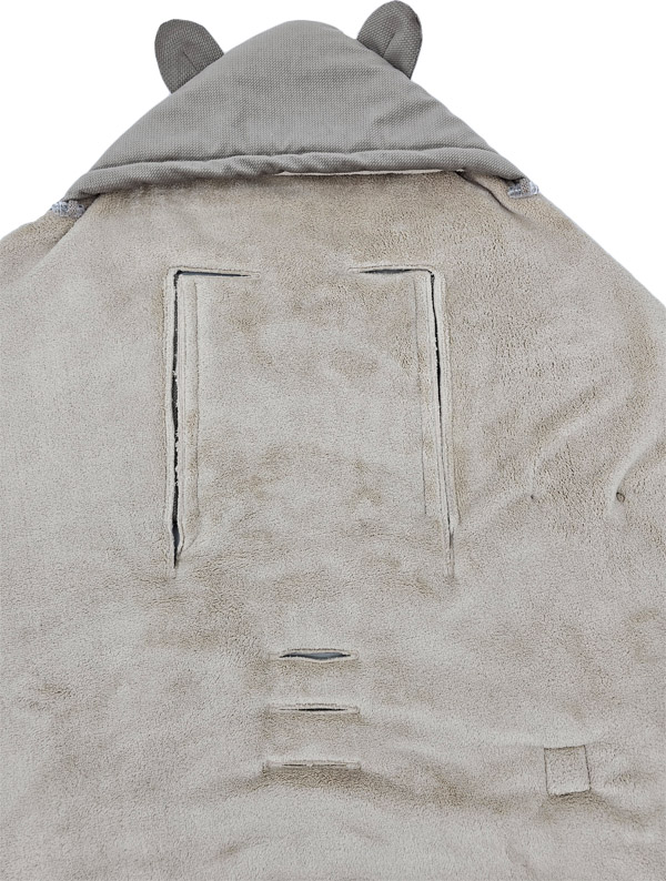 EKO Fusak do autosedačky Dark Beige