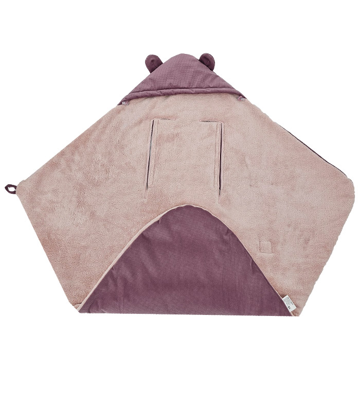 EKO Fusak do autosedačky Lilac