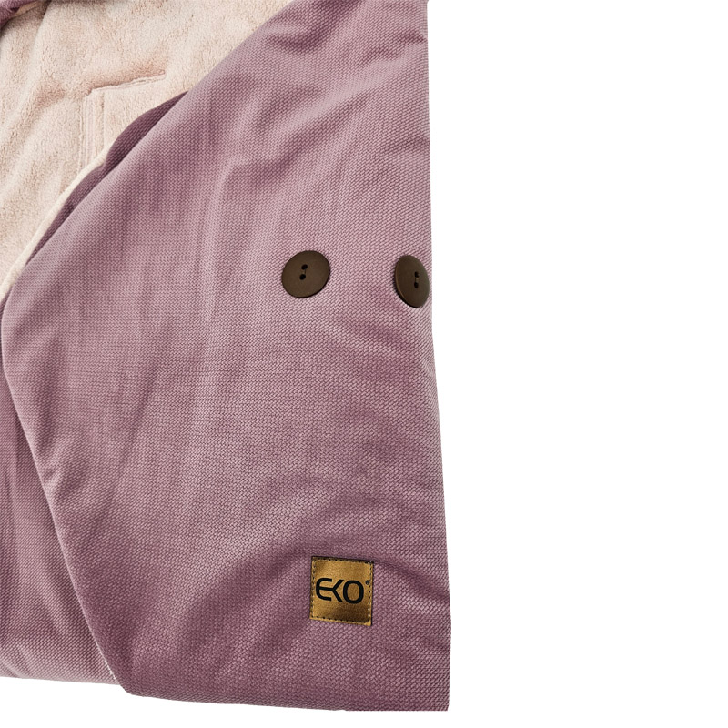 EKO Fusak do autosedačky Lilac