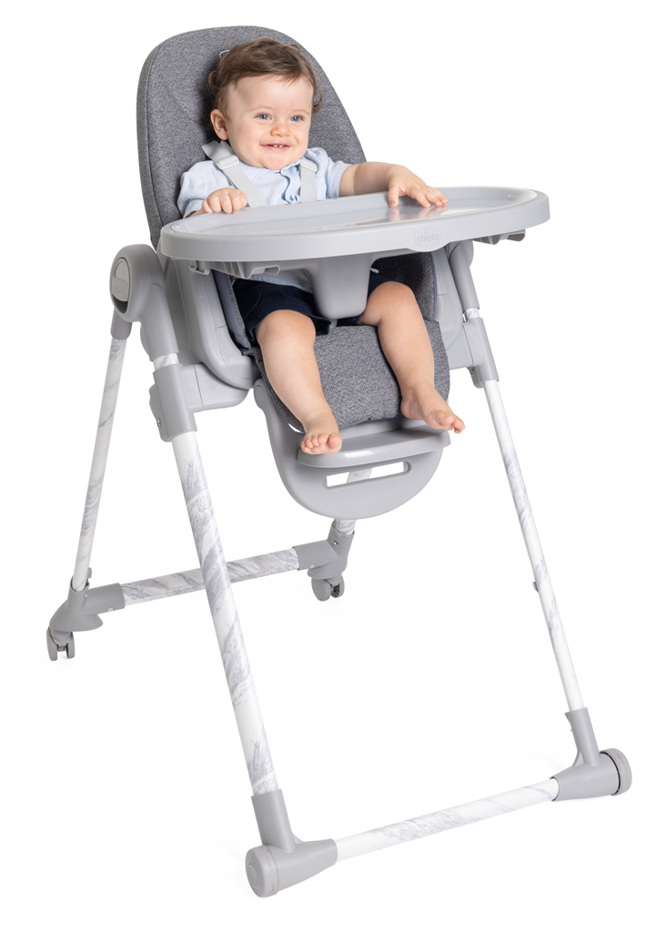 CHICCO Židlička jídelní Polly Armonia - Carrara