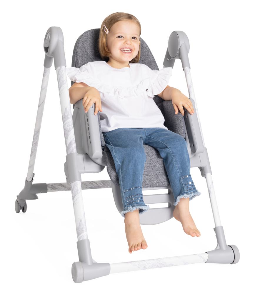 CHICCO Židlička jídelní Polly Armonia - Carrara