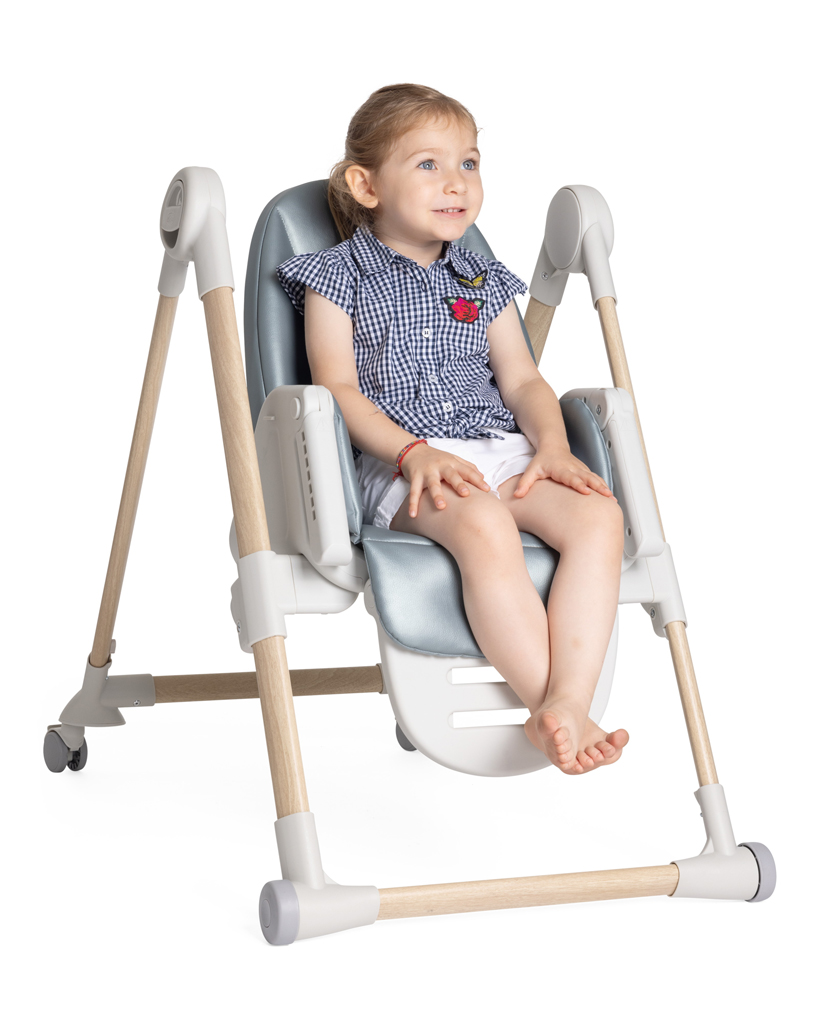 CHICCO Židlička jídelní Polly Armonia - Greenery