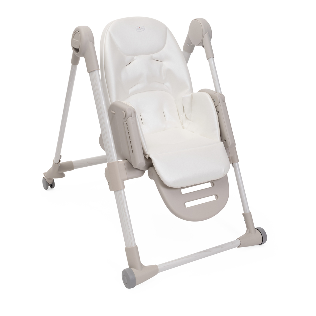 CHICCO Židlička jídelní Polly Armonia - Mother Pearl