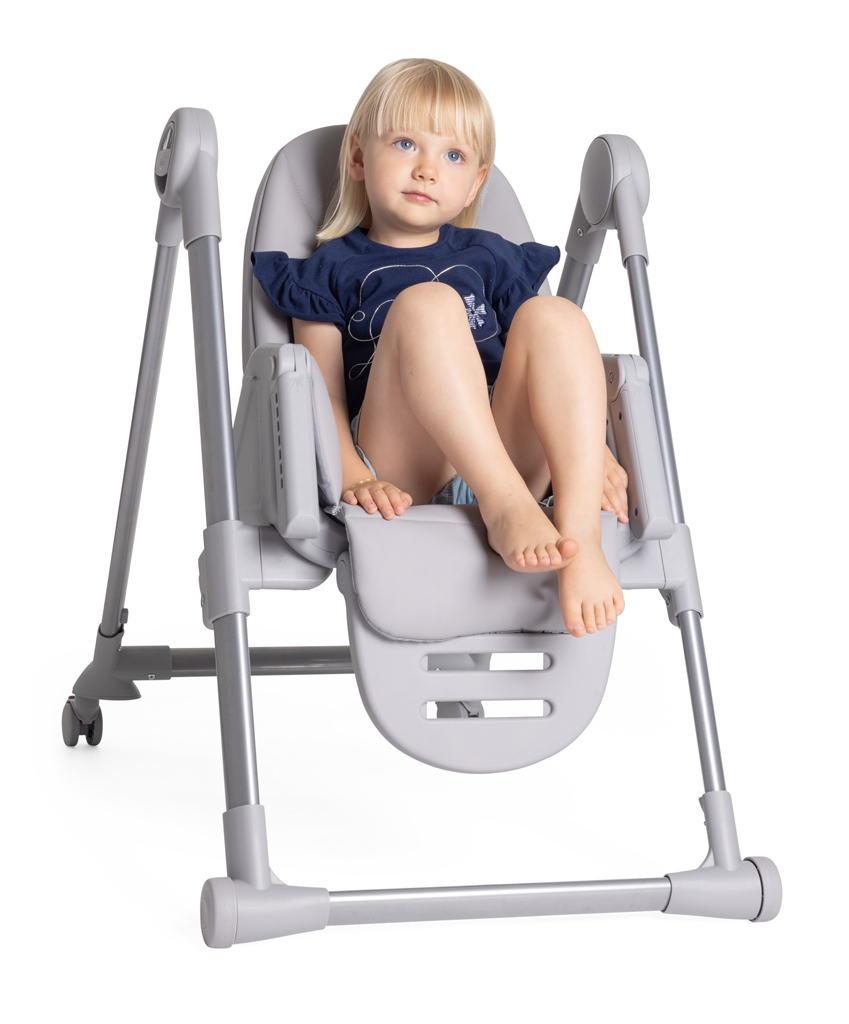 CHICCO Židlička jídelní Polly Armonia - Steel