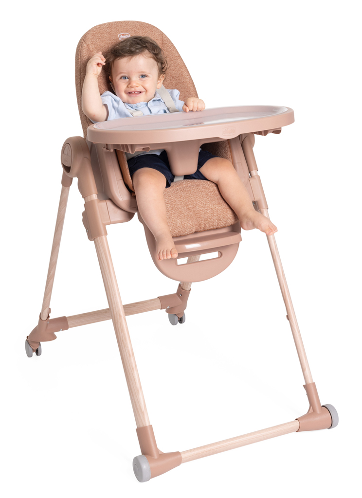 CHICCO Židlička jídelní Polly Armonia - Terracotta