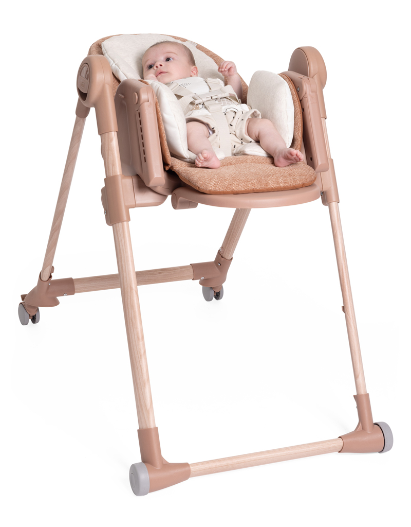 CHICCO Židlička jídelní Polly Armonia - Terracotta