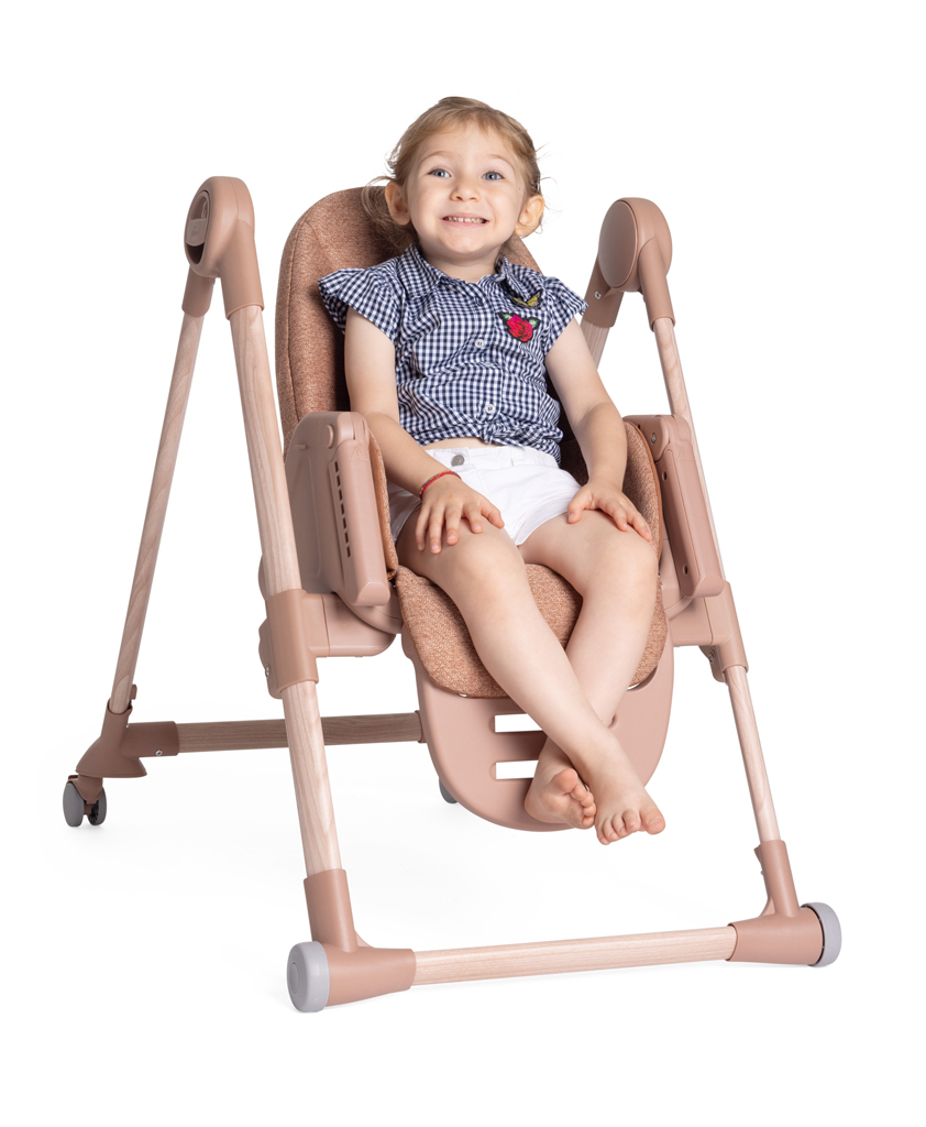 CHICCO Židlička jídelní Polly Armonia - Terracotta