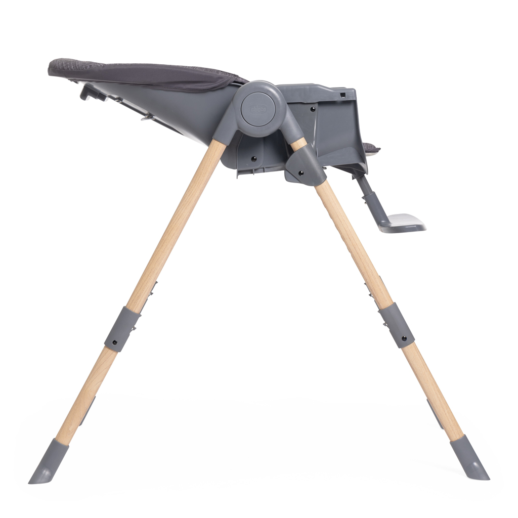 CHICCO Židlička jídelní Polly Essential - Coal