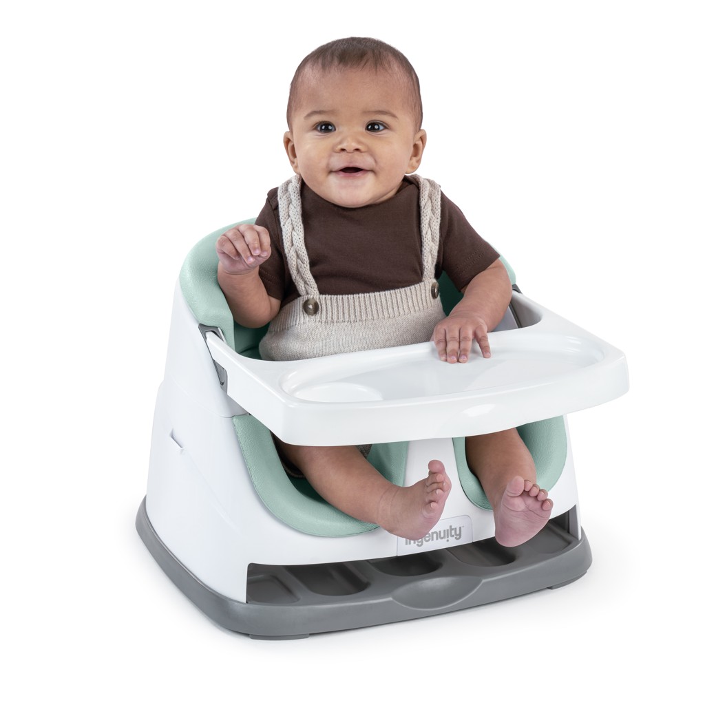 INGENUITY Podsedák na židli 2v1 Baby Base™ Mist 6m+ do 22kg