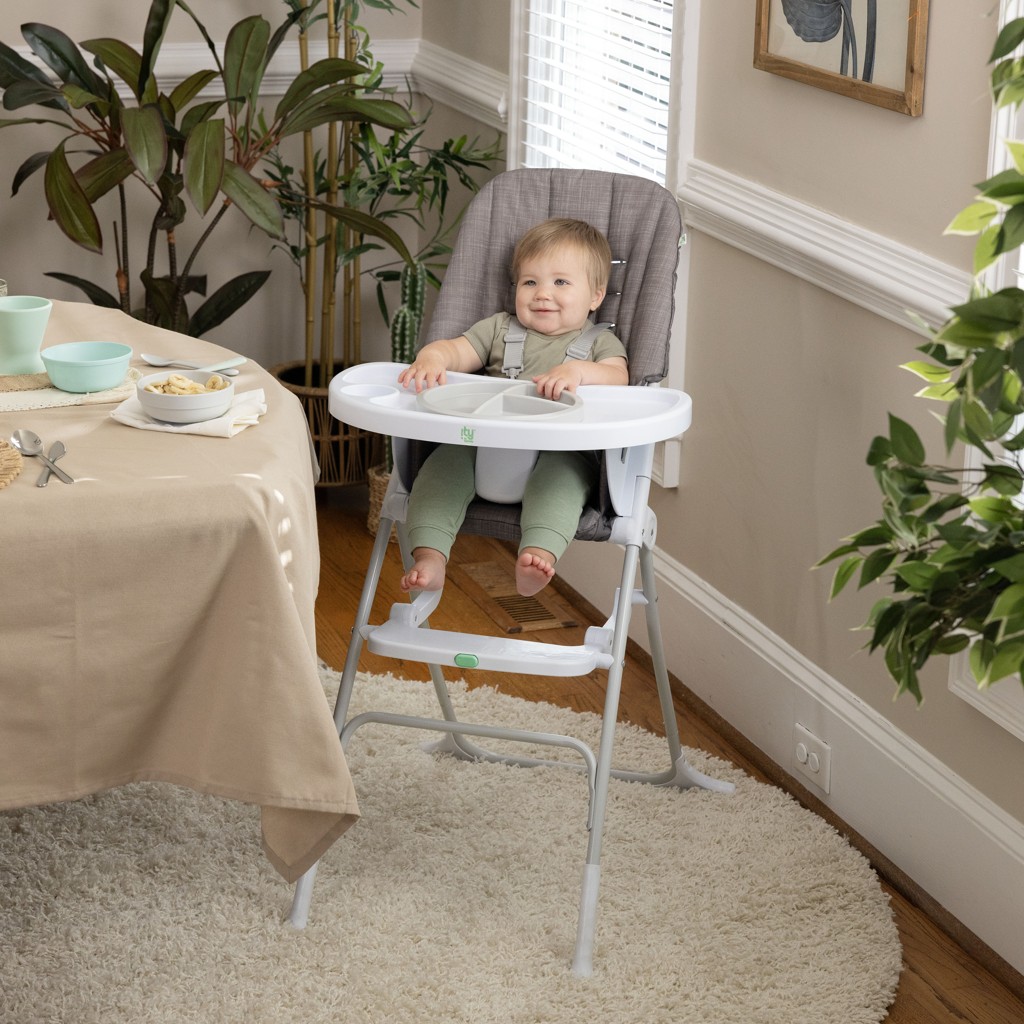 INGENUITY Židle jídelní skládací Sun Valley™ Grey 6m+ do 15 kg