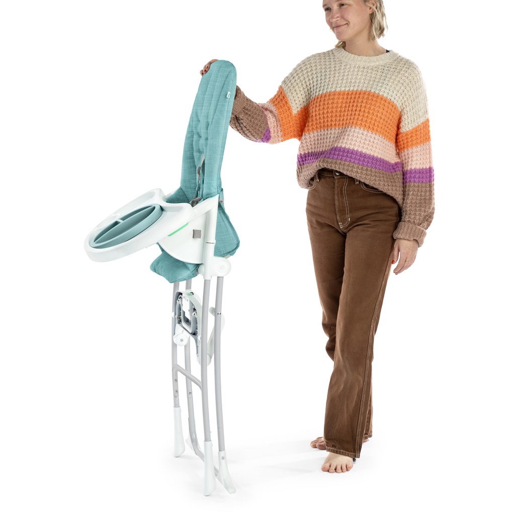 INGENUITY Židle jídelní skládací Sun Valley™ Teal 6m+ do 15 kg