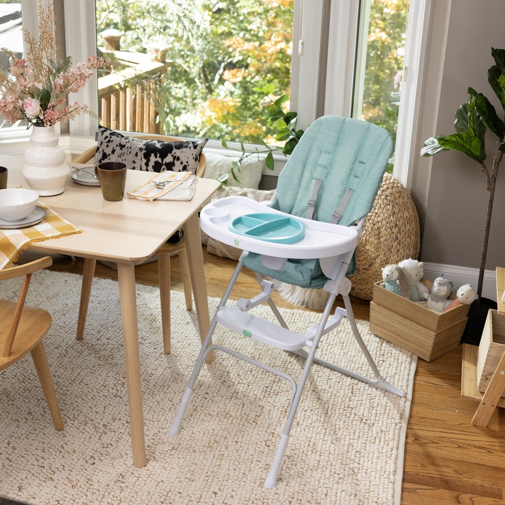 INGENUITY Židle jídelní skládací Sun Valley™ Teal 6m+ do 15 kg