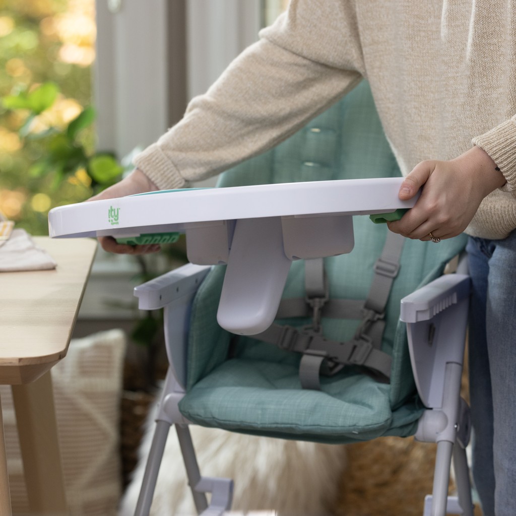 INGENUITY Židle jídelní skládací Sun Valley™ Teal 6m+ do 15 kg