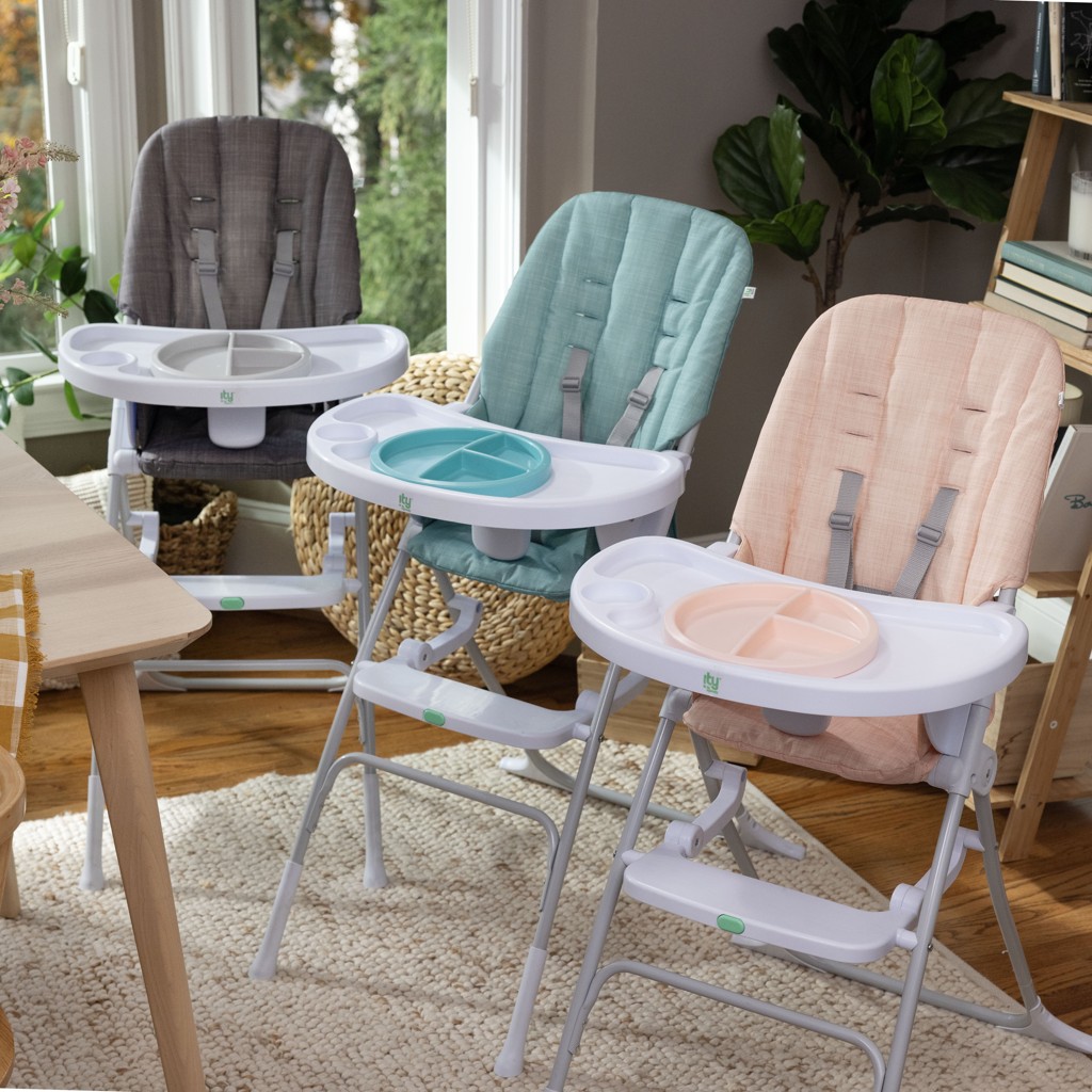 INGENUITY Židle jídelní skládací Sun Valley™ Teal 6m+ do 15 kg