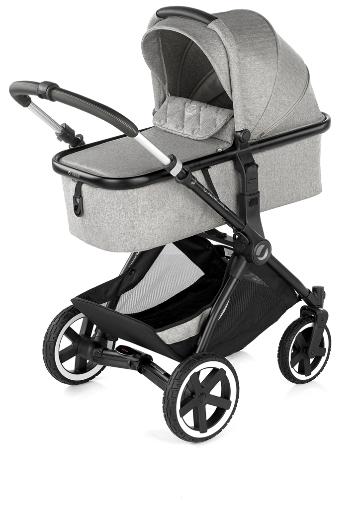 JANÉ Kočárek kombinovaný Crosslight + korba Micro Pro + autosedačka Koos i-size Dim Grey