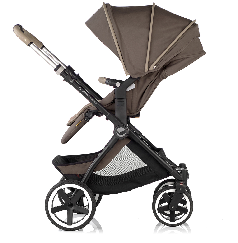 JANÉ Kočárek kombinovaný Crosslight + korba Micro Pro + autosedačka Koos i-size Dim Grey