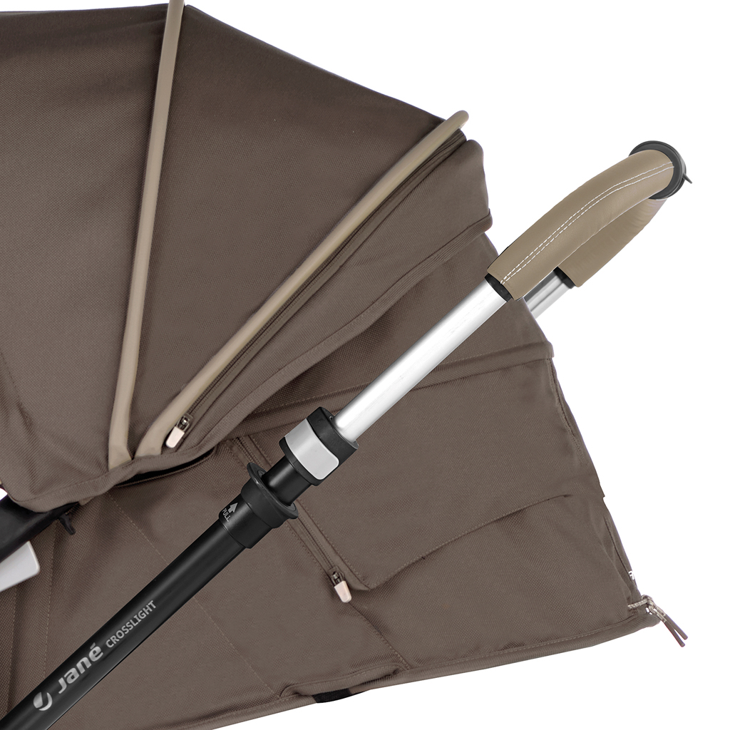 JANÉ Kočárek kombinovaný Crosslight + korba Micro Pro + autosedačka Koos i-size Dim Grey