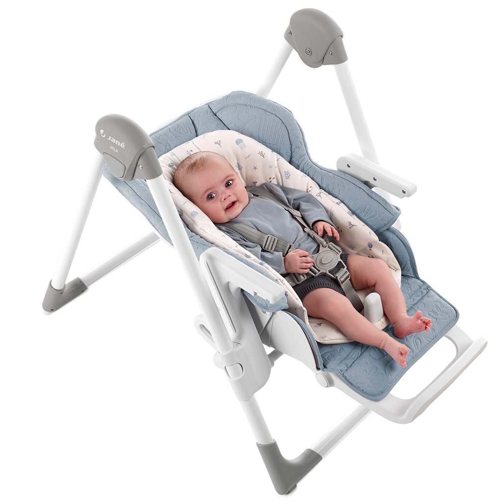 JANÉ Židlička jídelní Mila Glitter Nature Edition