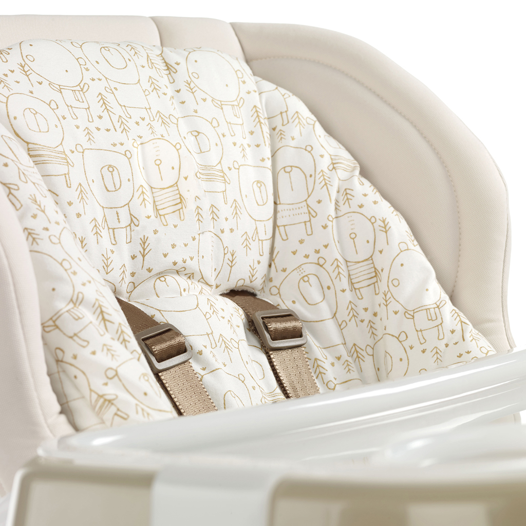 JANÉ Židlička jídelní Mila Glitter Nature Edition