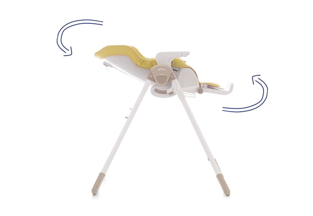 JANÉ Židlička jídelní Mila Polipiel Pale