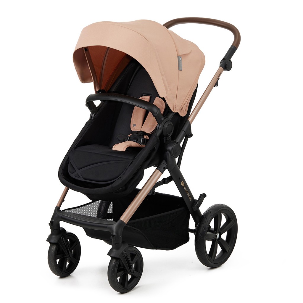 KINDERKRAFT Kočárek kombinovaný Moov 2 3v1 Sand Beige - pěnová kola