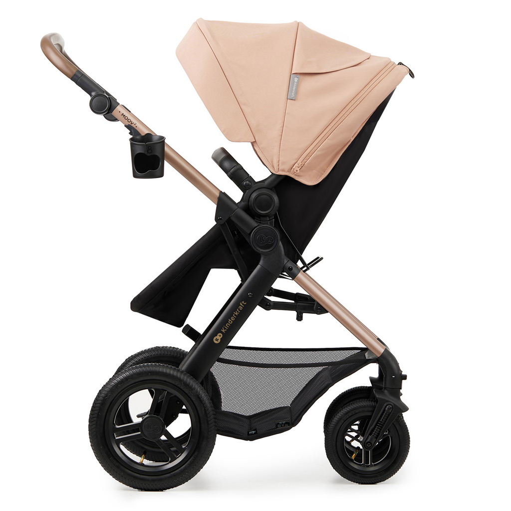 KINDERKRAFT Kočárek kombinovaný Moov 2 Air 3v1 Sand Beige