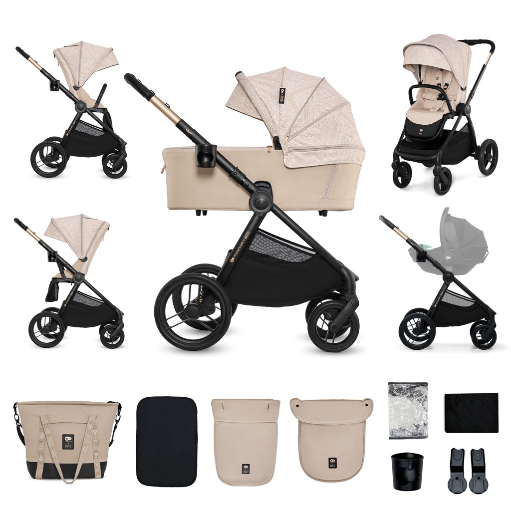 KINDERKRAFT Kočárek kombinovaný Nea 2 2v1 Dune Whisper Bizuu