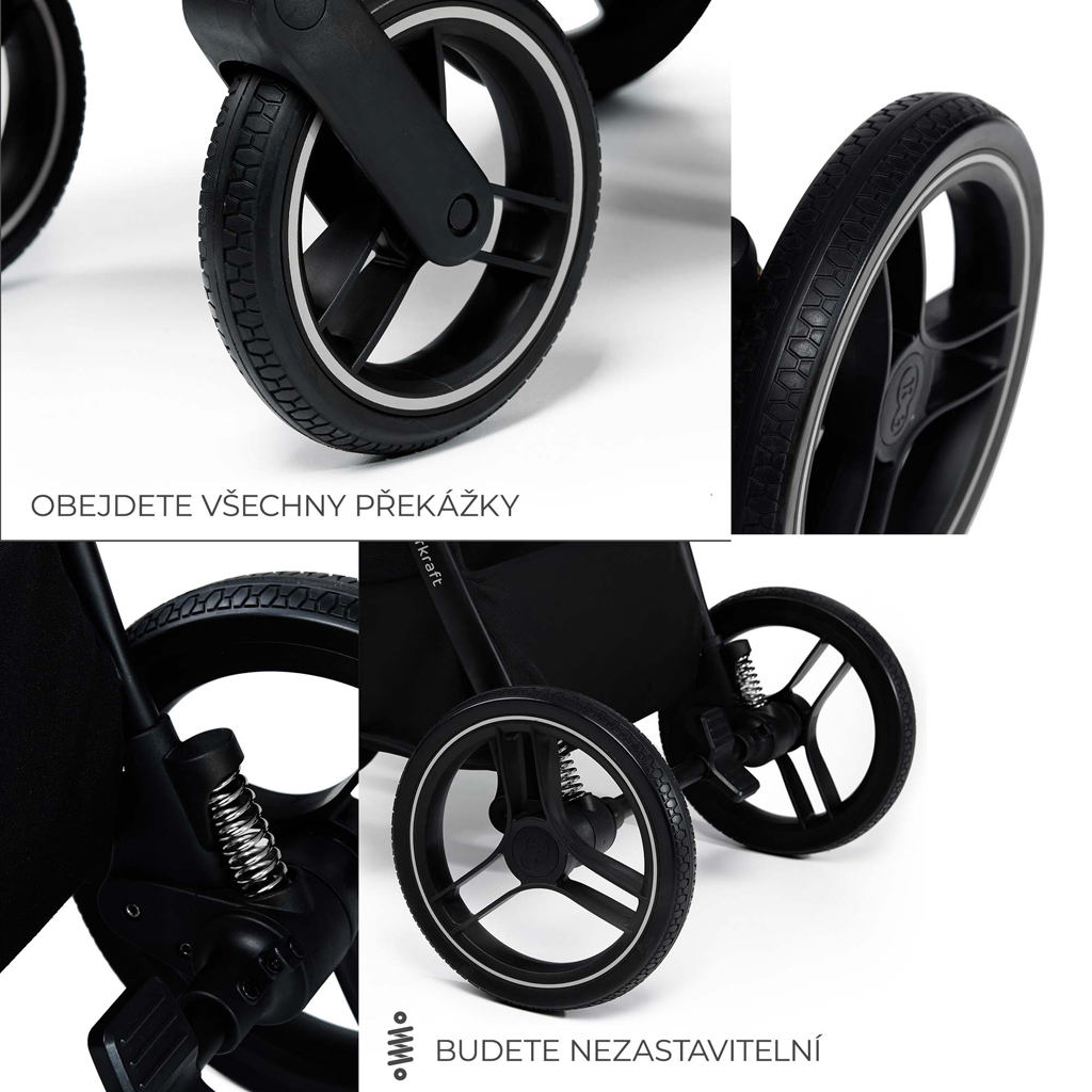 KINDERKRAFT Kočárek kombinovaný Nea 2 2v1 Platinum Grey