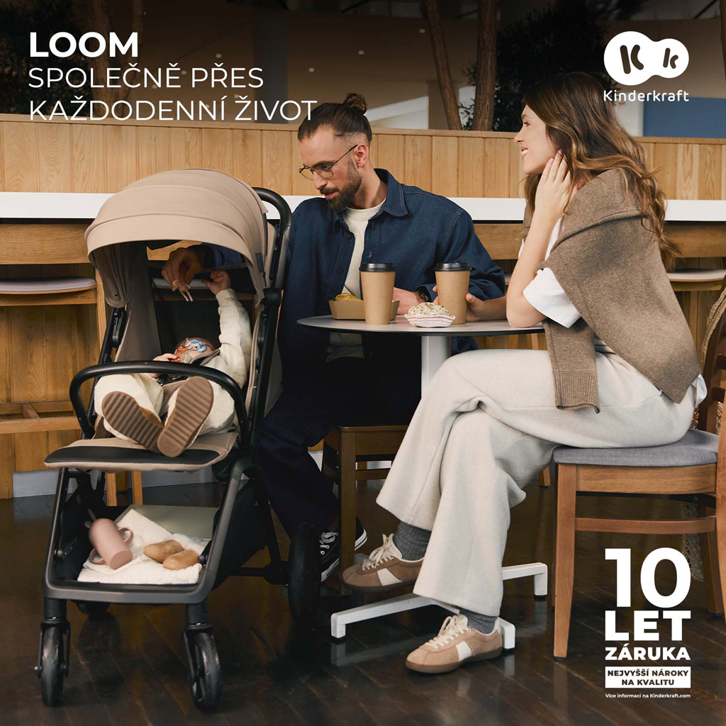 KINDERKRAFT Kočárek sportovní Loom Beige