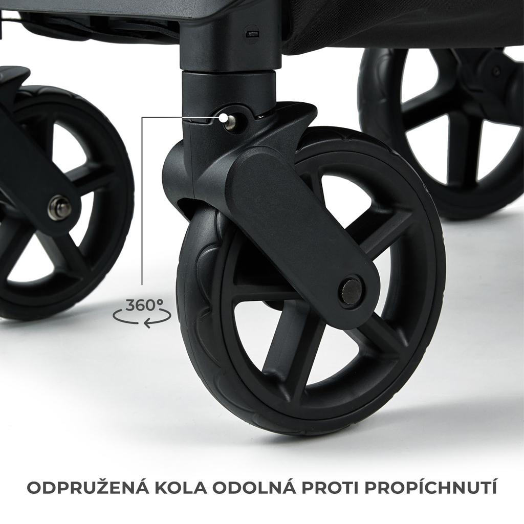 KINDERKRAFT Kočárek sportovní Loom Black