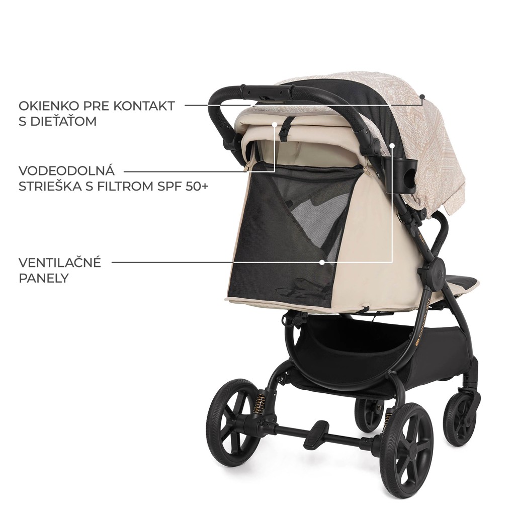 KINDERKRAFT Kočárek sportovní Mitzy Dune Whisper Bizuu