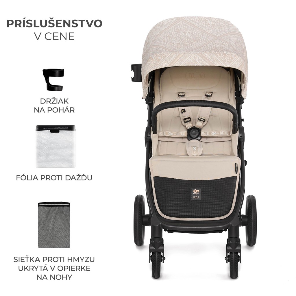 KINDERKRAFT Kočárek sportovní Mitzy Dune Whisper Bizuu