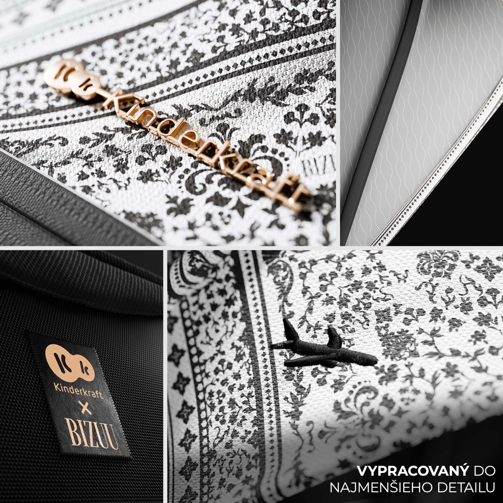 KINDERKRAFT Kočárek sportovní Pilot 2 Lunar Black Bizuu