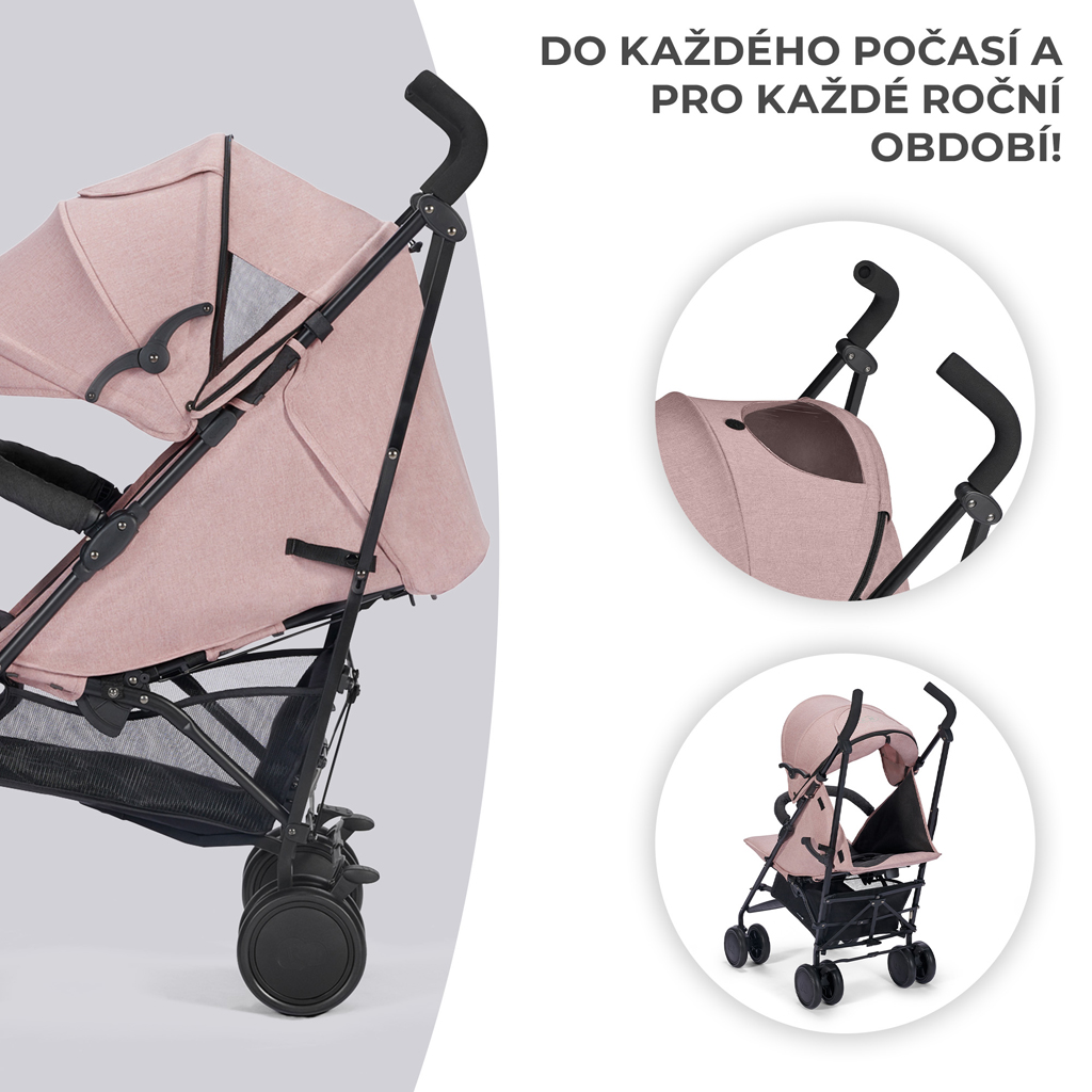 KINDERKRAFT Kočárek sportovní Siesta Pink Princess