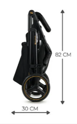 KINDERKRAFT Kočárek sportovní Trig 3 Onyx black