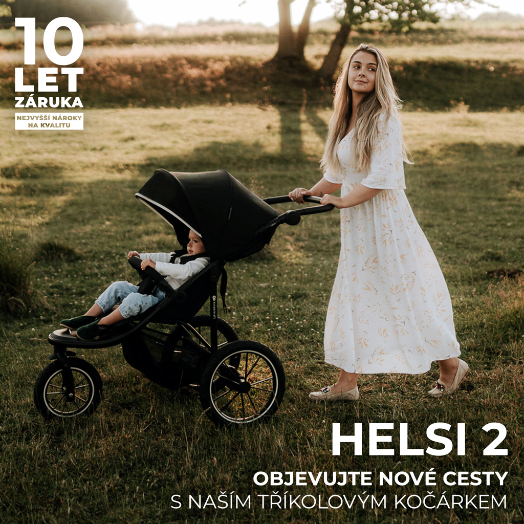 KINDERKRAFT Kočárek sportovní Helsi2 Black