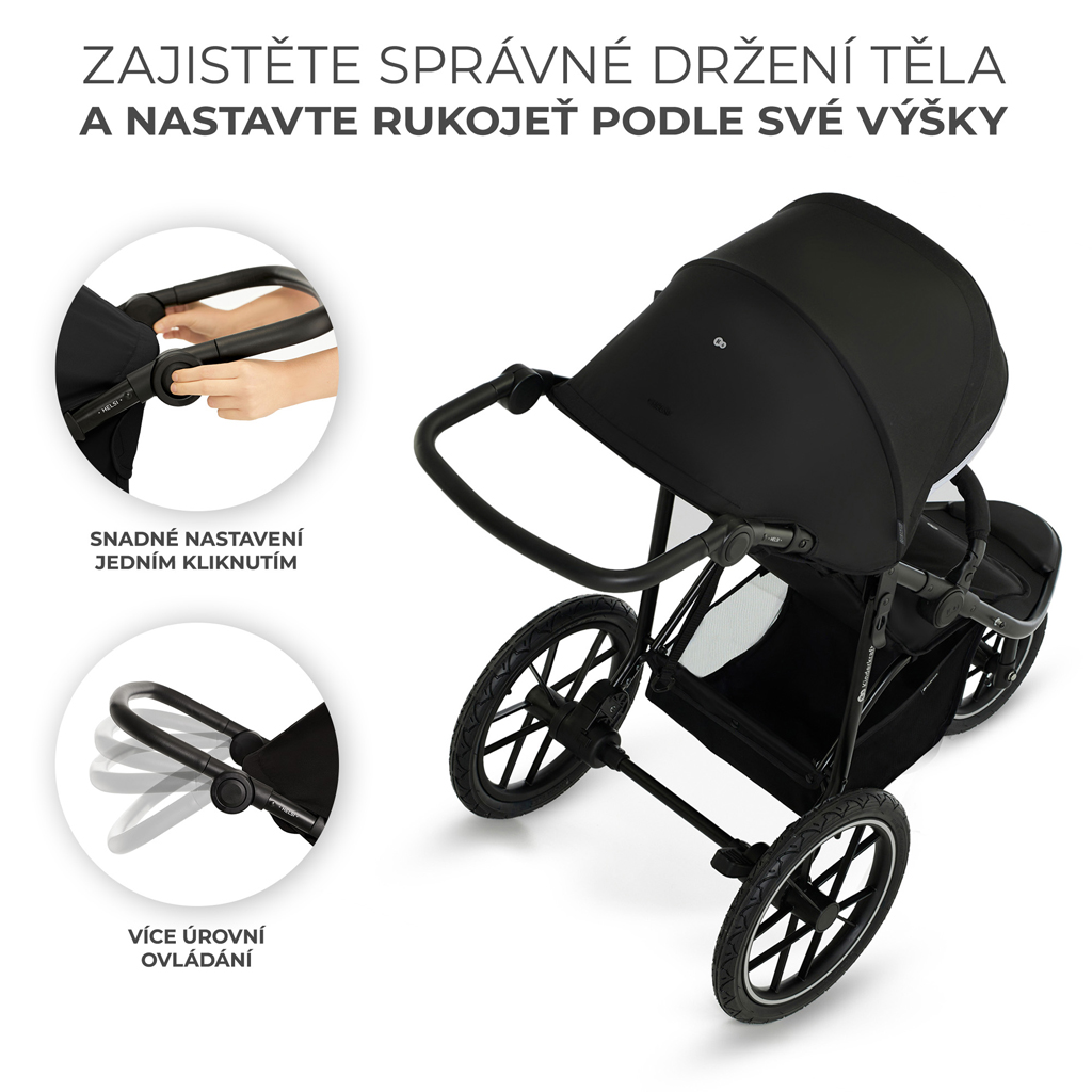 KINDERKRAFT Kočárek sportovní Helsi2 Black
