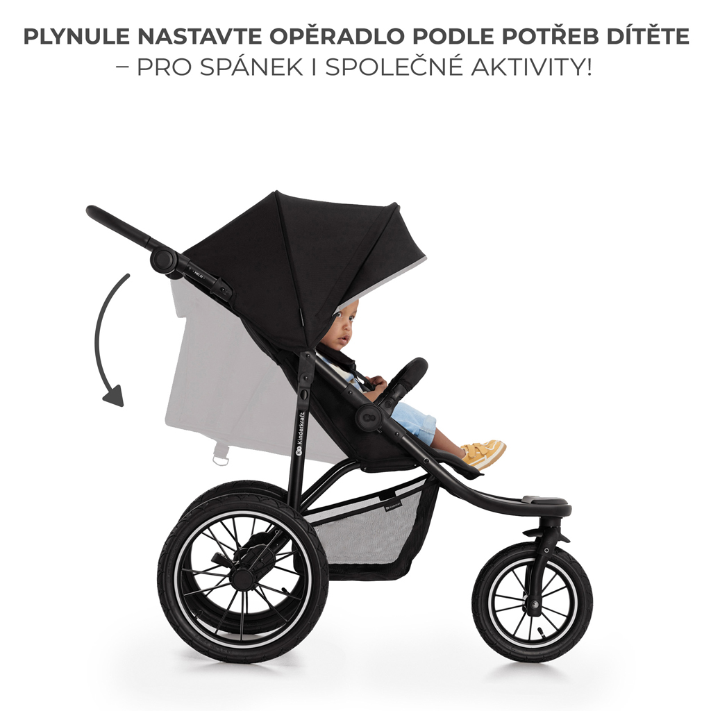 KINDERKRAFT Kočárek sportovní Helsi2 Black