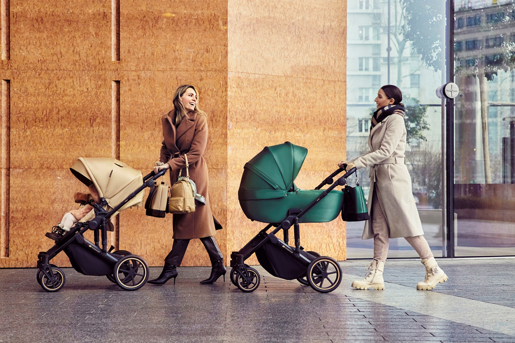 KINDERKRAFT SELECT Kočárek kombinovaný 3v1 Prime 2 Sandrose Beige, Premium