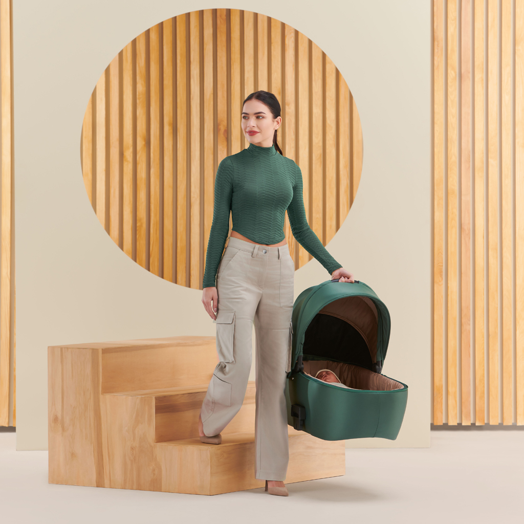 KINDERKRAFT SELECT Kočárek kombinovaný 3v1 Prime 2 Shadow Grey, Premium