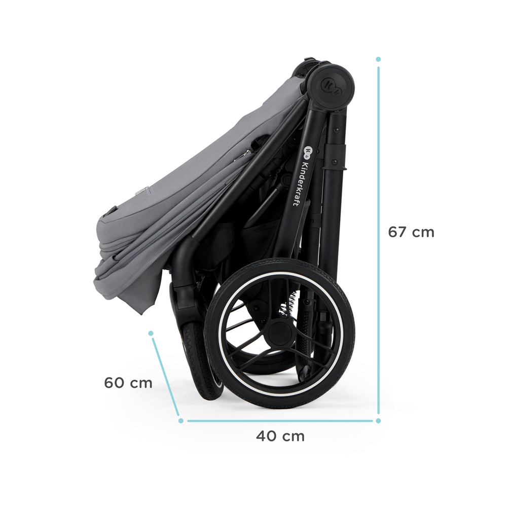 KINDERKRAFT SELECT Kočárek kombinovaný Nea 2v1 Ash Pink, Premium