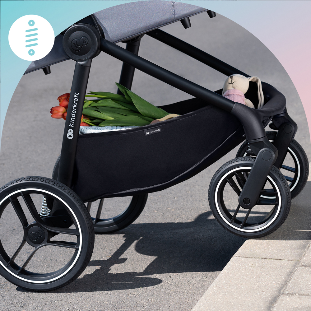 KINDERKRAFT SELECT Kočárek kombinovaný Nea 2v1 Ash Pink, Premium