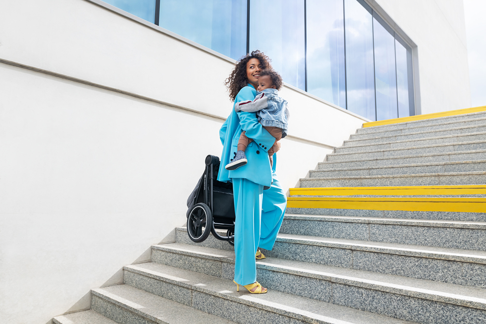 KINDERKRAFT SELECT Kočárek kombinovaný Nea 2v1 Ash Pink, Premium