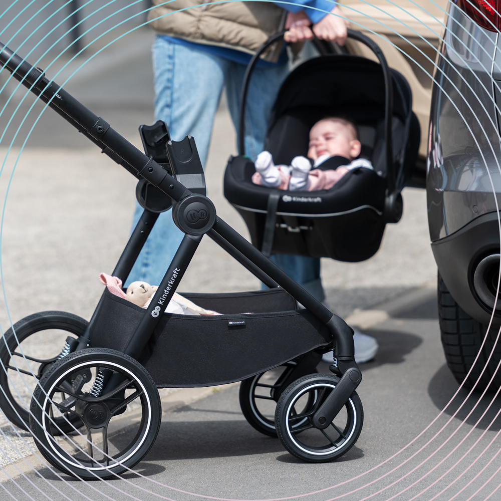 KINDERKRAFT SELECT Kočárek kombinovaný Nea 2v1 Ash Pink, Premium