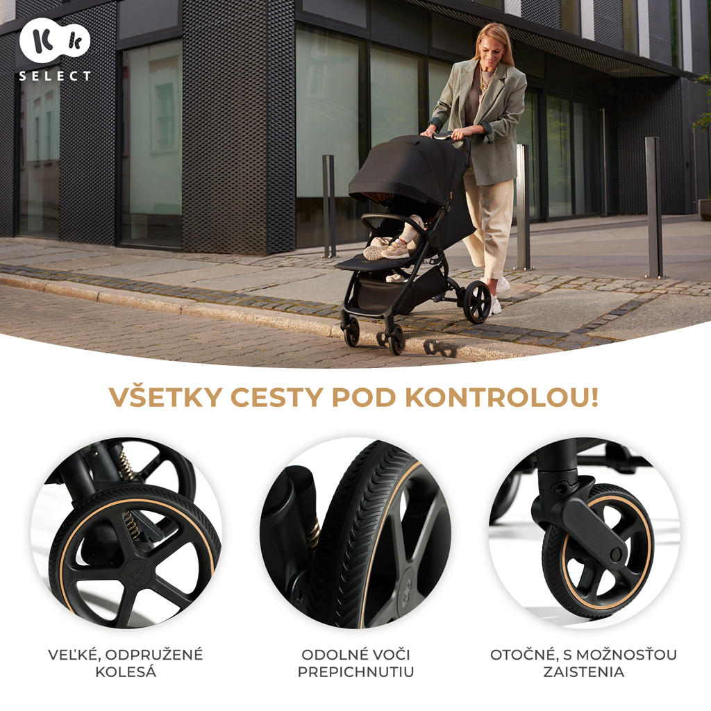 KINDERKRAFT SELECT Kočárek sportovní Mitzy Jade Green